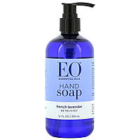 Жидкое мыло для рук EO Products, Мыло для рук, французская лаванда, 12 жидких унций (355 мл) - Оригинал