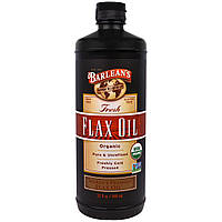 Семя льна Barlean's, Organic Fresh, Flax Oil, 16 oz (473 ml) - Оригинал Семя льна Barlean's, Органическое свежее льняное масло, 946 мл (32 жидких унции), Семя льна Barlean's, Органическое свежее льняное масло, 946 мл (32 жидких унции) - Оригинал A