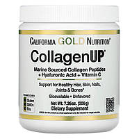 Колаген California Gold Nutrition, CollagenUP, морський колаген, гіалуронова кислота і вітамін C, без, фото 1