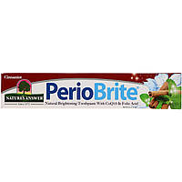 Отбеливающая зубная паста Nature's Answer, PerioBrite, Natural Brightening Toothpaste with CoQ10 & Folic Acid,