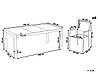 6-місний обідній набір в саду з чорним гранітом і синтетичними стільцями GROSSETO, фото 10