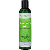 Средства с Алоэ вера Sky Organics, Aloe Vera Gel , 8 fl oz (236 ml) - Оригинал