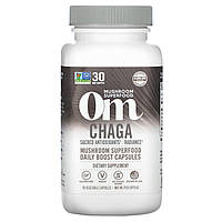 Чага Organic Mushroom Nutrition, Chaga, 667 mg, 90 Vegetarian Capsules - Оригинал