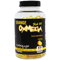 Рыбий жир Омега-3 Controlled Labs, OxiMega с апельсином, аромат цитрусовых, 120 мягких таблеток - Оригинал