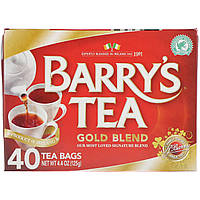 Травяной чай Barry's Tea, Золотая смесь, 40 чайных пакетиков, 125 г (4,4 унции) - Оригинал