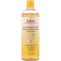 Гель для душу Babo Botanicals, Moisturizing Baby, Bubble Bath & Wash, Oatmilk Calendula, 15 fl oz (450 ml), оригінал. Доставка від