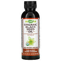 Черный тмин Nature's Way, Organic Black Seed Oil, 8 fl oz (236 ml) - Оригинал