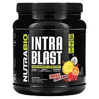 NutraBio Labs, Intra Blast, Intra Workout Amino Fuel, Tropical Fruit Punch, 1.6 lb (723 g) - Оригинал