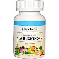 Облепиха Eclectic Institute, Sea Buckthorn, 400 mg, 90 Non-GMO Veg Caps - Оригинал