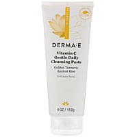 Сыворотка с витамином C Derma E, Vitamin C, Gentle Daily Cleansing Paste, 4 oz (113 g) - Оригинал