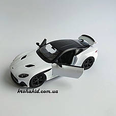 Металева машина Aston Martin DBS Superleggera "Welly" масштаб 1:24, розмір 19 см, фото 5