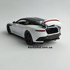 Металева машина Aston Martin DBS Superleggera "Welly" масштаб 1:24, розмір 19 см, фото 6