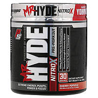 Стимулятор ProSupps, Mr. Hyde, Nitro X, предтренировочный комплекс со вкусом вишневого мороженого, 228 г