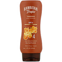 Шейкер Hawaiian Tropic, Tanning, Lotion Sunscreen, SPF 4, 8 fl oz (236 ml) - Оригинал