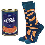 Чоловічі шкарпетки в консервній банці (сосиски), фото 2