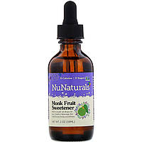 Архат NuNaturals, Monk Fruit Sweetener, 2 oz (59 ml) - Оригинал