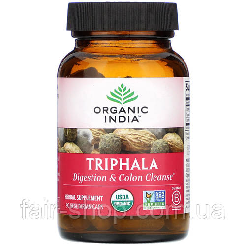 Трифала Organic India, Triphala, 90 Vegetarian Caps - Оригинал (ID ...