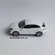 Металева машина Porsche Cayenne Turbo "Welly" масштаб 1:24, розмір 19 см, фото 4