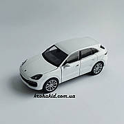Металева машина Porsche Cayenne Turbo "Welly" масштаб 1:24, розмір 19 см