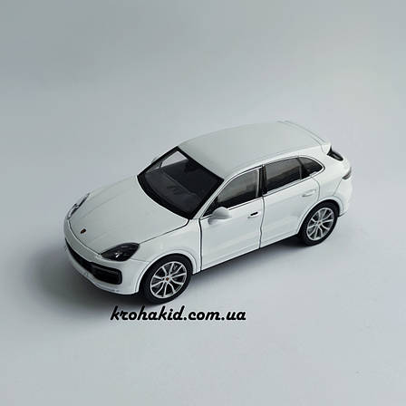 Металева машина Porsche Cayenne Turbo "Welly" масштаб 1:24, розмір 19 см, фото 1