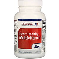 Мужские мультивитамины Dr. Sinatra, Heart Healthy Multivitamin, Men, 90 Tablets - Оригинал