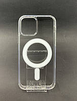 Противоударный чехол для iPhone 13 Pro магнитный MagSafe прозрачный