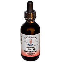 Формула желчного пузыря Christopher's Original Formulas, Liver & Gallbladder Formula, 2 fl oz (59 ml) -