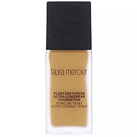 Жидкий тональный крем Laura Mercier, Flawless Fusion, Ultra-Longwear Foundation, 5W1 Amber, 1 fl oz (30 ml) -