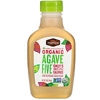 Нектар агави Madhava Natural Sweeteners, Organic Agave Five, Low-Glycemic Sweetener, 16 oz (454 g), оригінал. Доставка від 14 днів