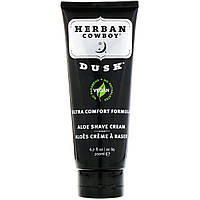 Крем для гоління Herban Cowboy, Aloe Shave Cream, Dusk, 6.7 fl oz (200 ml), оригінал. Доставка з США/ЄС протягом 14 днів