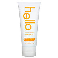 Отбеливающая зубная паста Hello, Brightening Booster Fluoride Free Toothpaste, White Turmeric + Coconut Oil,