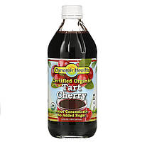 Dynamic Health Laboratories, Сертифицированный органический продукт Tart Cherry, 100-процентный