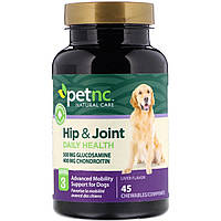 Вітаміни для собак petnc NATURAL CARE, Hip & Joint, Level 3, Liver, 45 Chewables, оригінал. Доставка з США/ЄС протягом 14 днів
