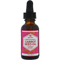 Олія для обличчя Leven Rose, 100% Pure & Organic, Carrot Seed Oil, 1 fl oz (30 ml), оригінал. Доставка з США/ЄС протягом 14 днів