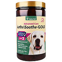 Вітаміни для собак NaturVet, ArthriSoothe-GOLD, Advanced Joint Care, For Dogs & Cats, Level 3, 120 Chewable Tabs, 21 oz (600 g),