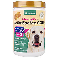 Вітаміни для собак NaturVet, ArthriSoothe-GOLD, Advanced Joint Care, For Dogs & Cats, Level 3, 180 Soft Chews, 15.2 oz (432 g),