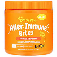 Витамины для собак Zesty Paws, Allergy Immune Bites пищеварительное и иммунное здоровье собак всех