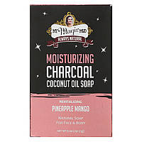 Мыло для лица My Magic Mud, Moisturizing Charcoal, Coconut Oil Soap, Revitalizing Pineapple Mango, 5 oz (141.7