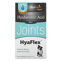 Вітаміни для собак Hyalogic LLC, HyaFlex For Dogs, Hyaluronic Acid For Joints, 1 oz (30 ml) (Discontinued Item), оригінал.