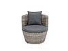 PE Rattan Garden Bistro Set Сірий CAPRI, фото 4