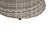 PE Rattan Garden Bistro Set Сірий CAPRI, фото 8