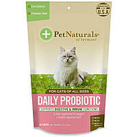 Пробиотики для кошек Pet Naturals of Vermont, Daily Probiotic, For Cats, 30 Chews, 1.27 oz (36 g) - Оригинал