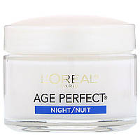 Ночные увлажняющие средства L'Oreal, Age Perfect, ночной крем, 70 г - Оригинал