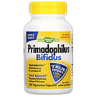 Бифидобактерии Nature's Way, Primadophilus Bifidus, 5 млрд КОЕ, 180 вегетарианских капсул - Оригинал