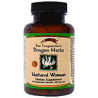 Препарат на основе трав Dragon Herbs, Володушка с пионом, по 500 мг, 100 капсул на растительной основе -