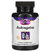 Астрагал Dragon Herbs, Astragalus, 425 mg, 100 Vegetarian Capsules - Оригинал