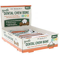 Средство для ухода за полостью рта питомца Dr. Mercola, Gentle Dental Chew Bone, Small, For Dogs, 12 Bones,