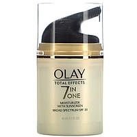 Сыворотка антивозрастная Olay, Total Effects, 7-in-One Anti-Aging Moisturizer with Sunscreen, SPF 30, 1.7 fl