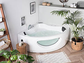 Кутова ванна Whirlpool зі світлодіодним підсвічуванням 1460 x 1460 мм Білий TOCOA