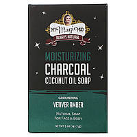 Мыло для лица My Magic Mud, Charcoal, Coconut Oil Soap, Grounding Vetiver Amber, 5 oz (141.7 g) - Оригинал
